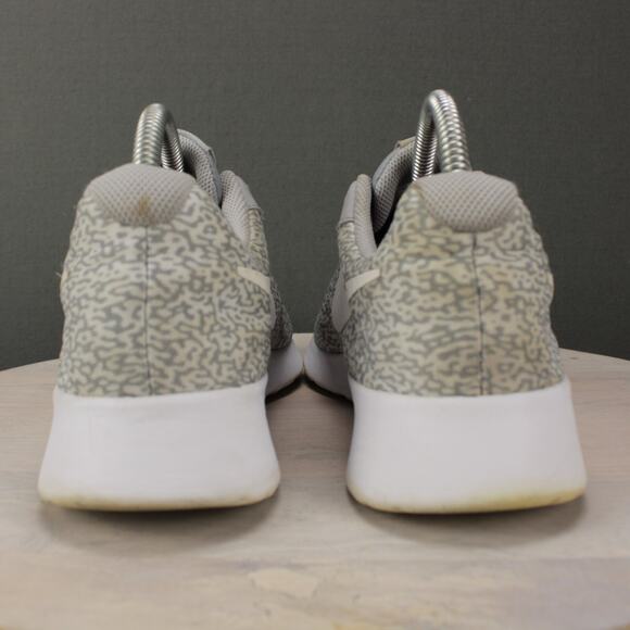 Nike Tanjun Shoes Womens 8 Gray White Running Sneakers - Picture 6 of 10